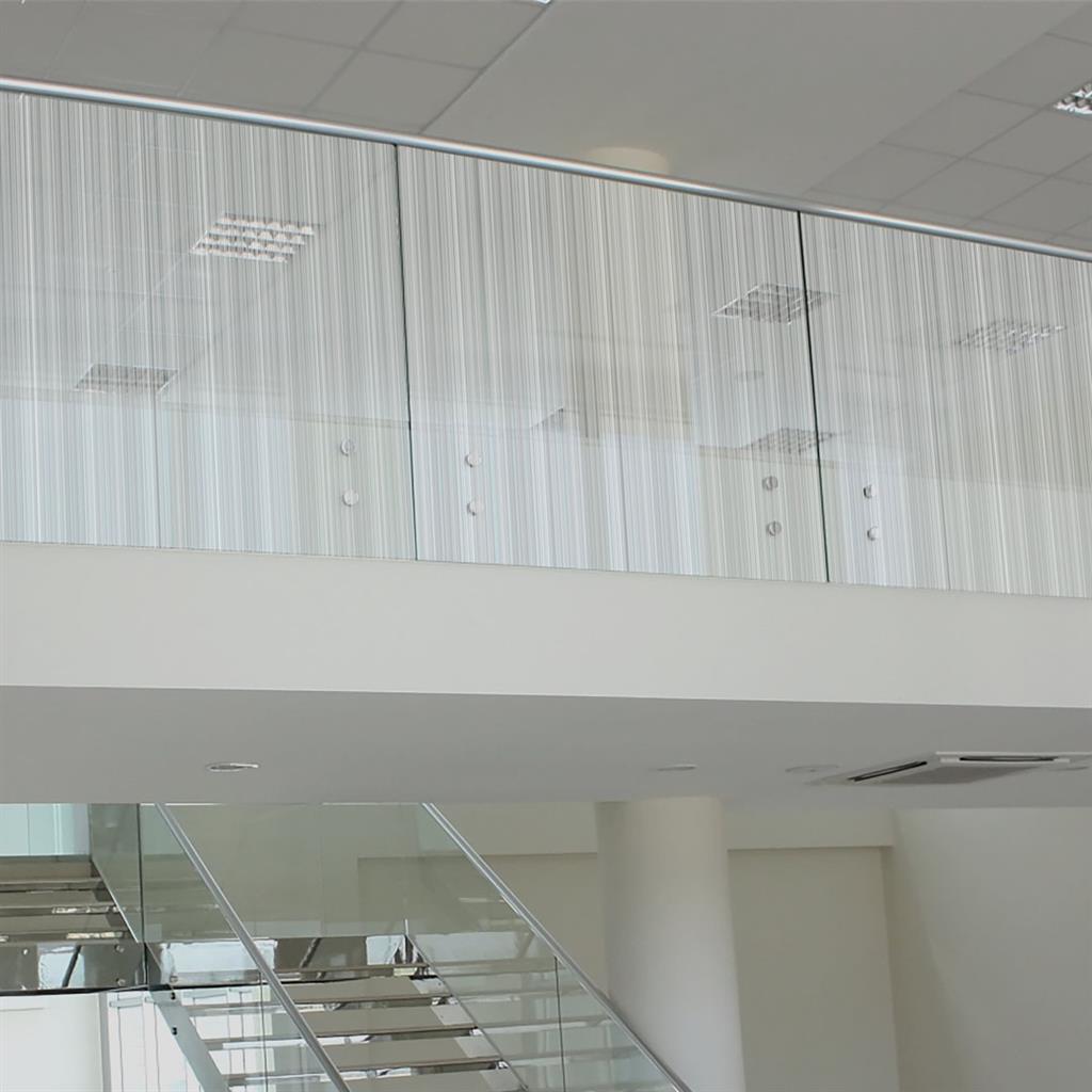 ORACAL DX01 Decorative Window - White Vertical Lines 1270mm x 1m