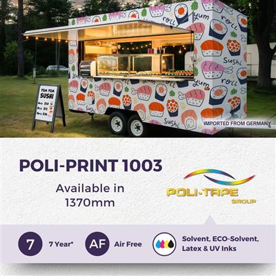 POLI-PRINT 1003 - White Gloss PG Air Free 50m x 1372mm