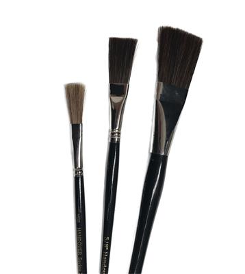 Brown Ox Hair One Stroke Lettering Brush