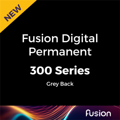FUSION Digital 300PX -  White Gloss - Grey Back Permanent 1370mm x 50mtr