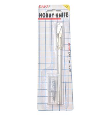 DAFA 601CS - Hobby Knife - Silver (Inc. 5x Blades + Cap)