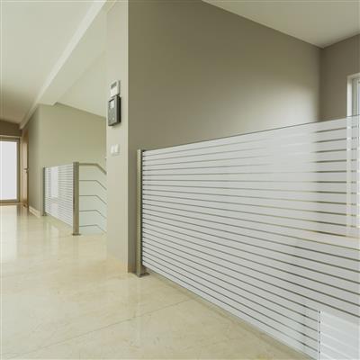 ORACAL UV05 Decorative Window - 35mm Frosted Stripes 1525mm x 1m