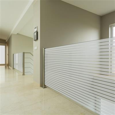 ORACAL UV05 Decorative Window - 35mm Frosted Stripes 1525mm x 1m