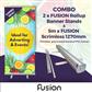 A COMBO - FUSION Single Sided Rollup Banner and Digital Scrimless